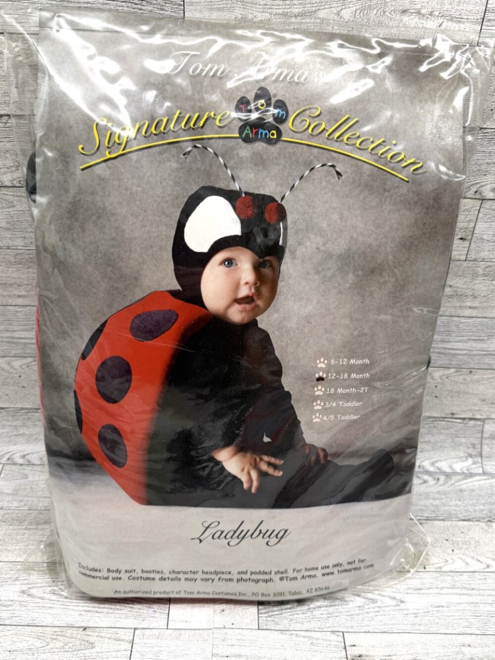 Brand New Tom Arma's Signature Collection "Ladybug" Halloween Costume 12-18 Mos